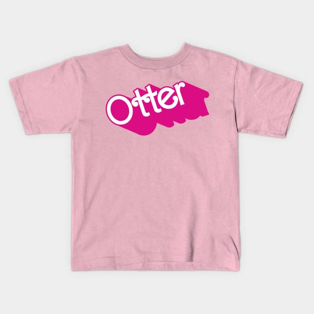 Otter Kids T-Shirt by byb